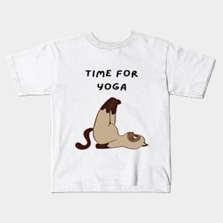 Time For Yoga Kids T-Shirt